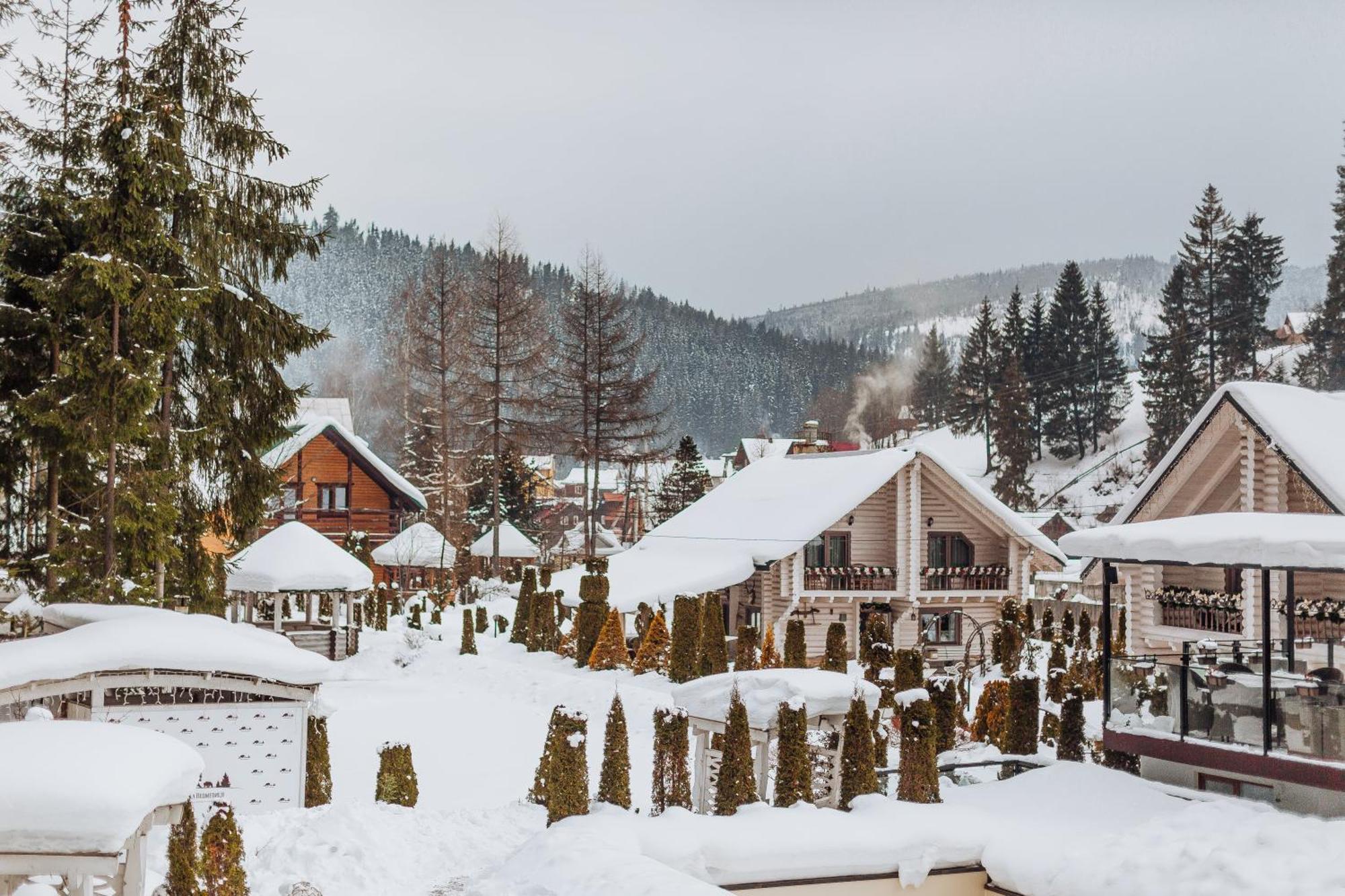 Hotel Vedmezhyi Dvir Boekovel Buitenkant foto
